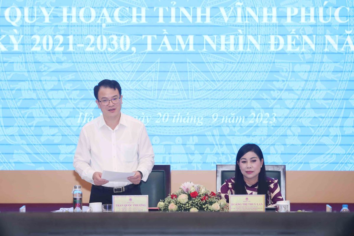 Hội nghị thẩm định quy hoạch tỉnh Vĩnh Phúc thời kỳ 2021-2030, tầm nhìn đến năm 2050